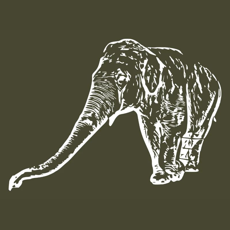 Elephant white