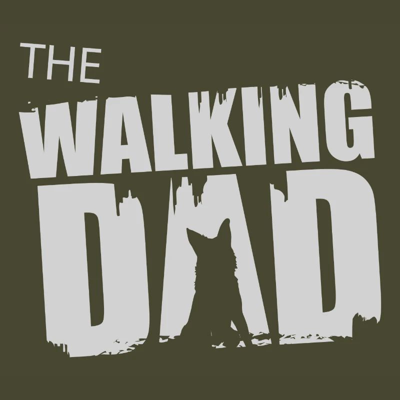 German Shepherd Walking Dad Gift Idea Father Gassi