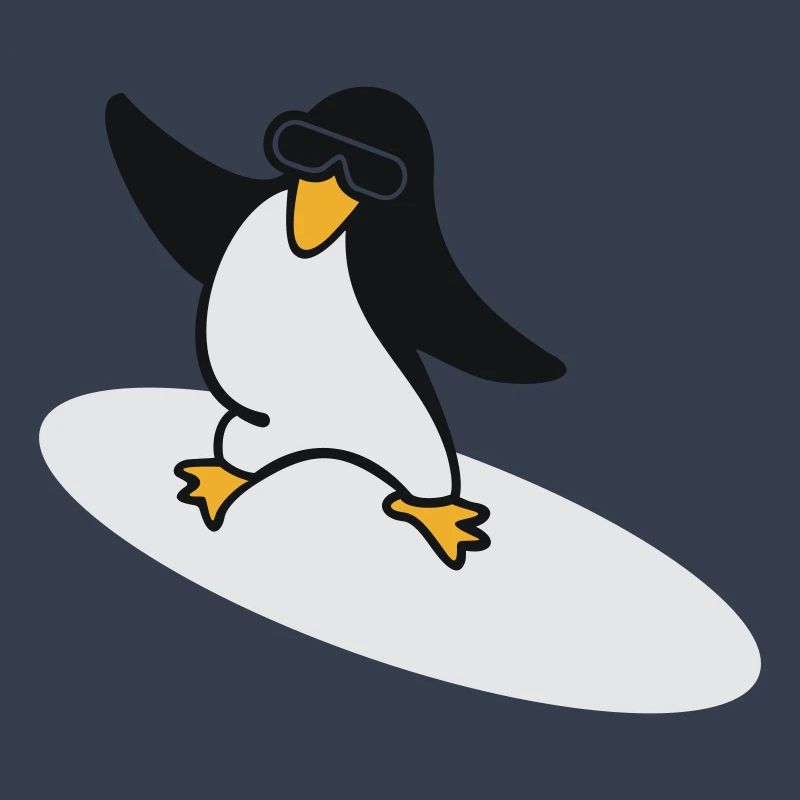 Surfer Pinguin / Surfer Penguin (3c)