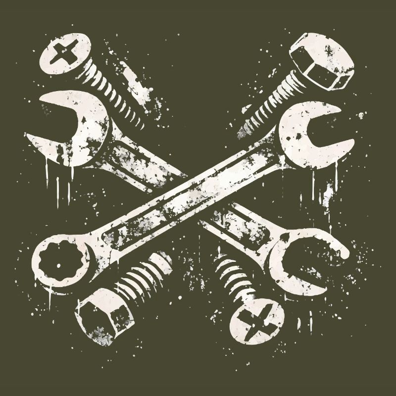 Mécanique de tournevis de conception Tool Grunge
