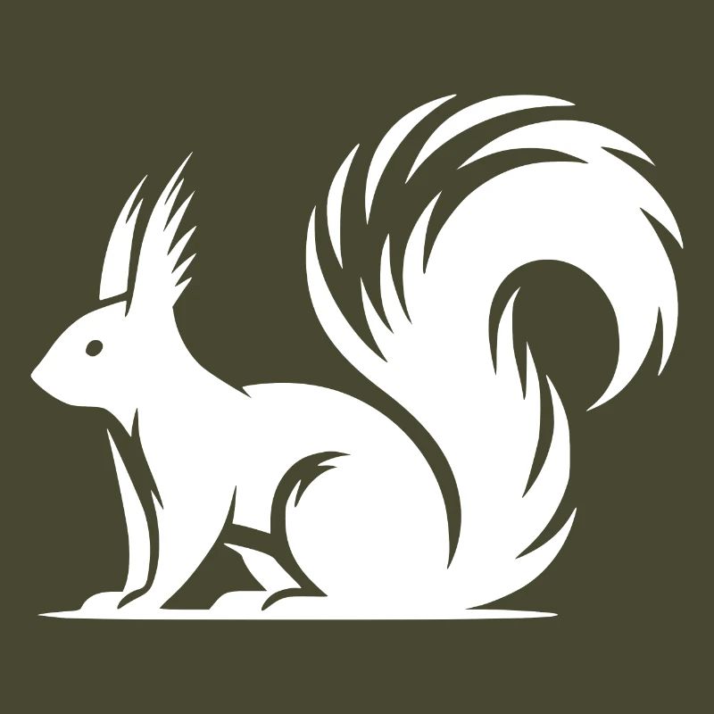 Mignon mignon écureuil Dessin