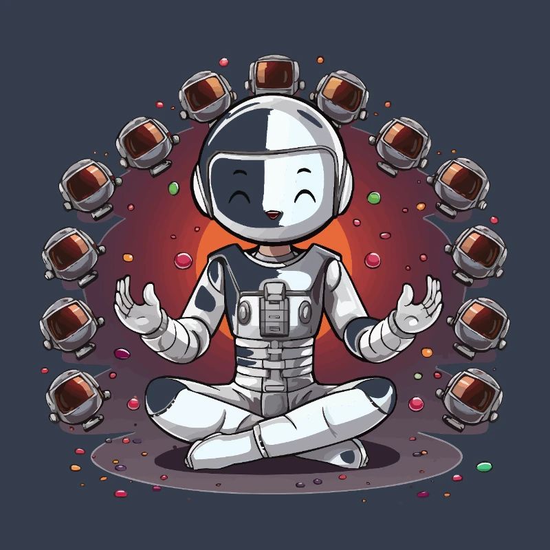 Le yogi de l’espace dans Astronaut