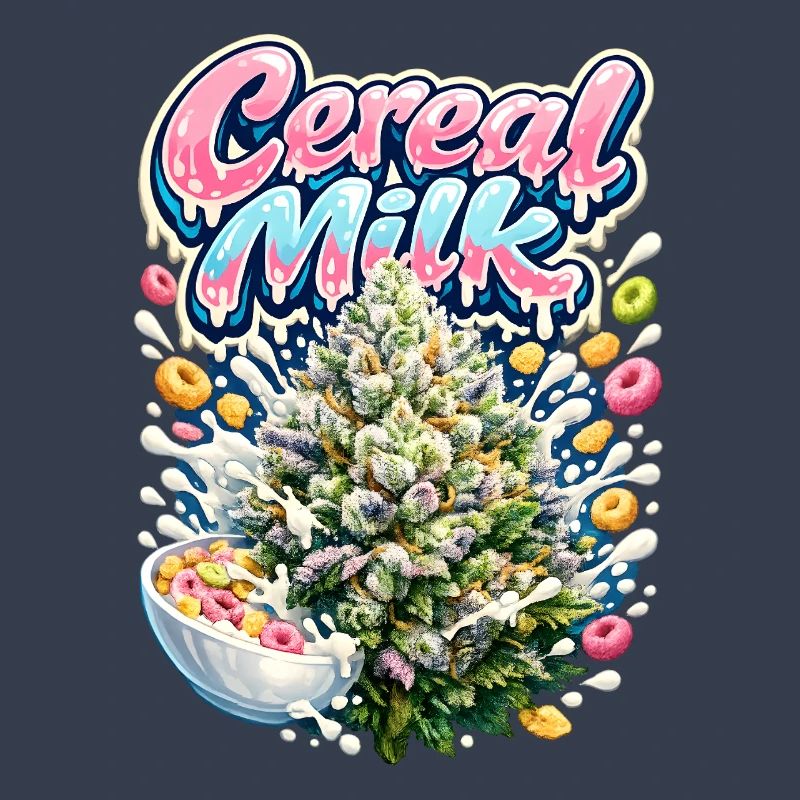 Cereal Milk Graffiti Print