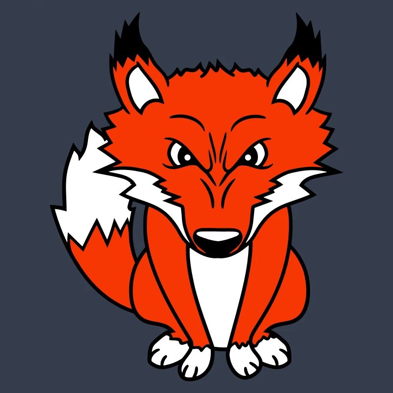 Fuchs Böser Blick Gefährlich Rotfuchs Wildes Tier