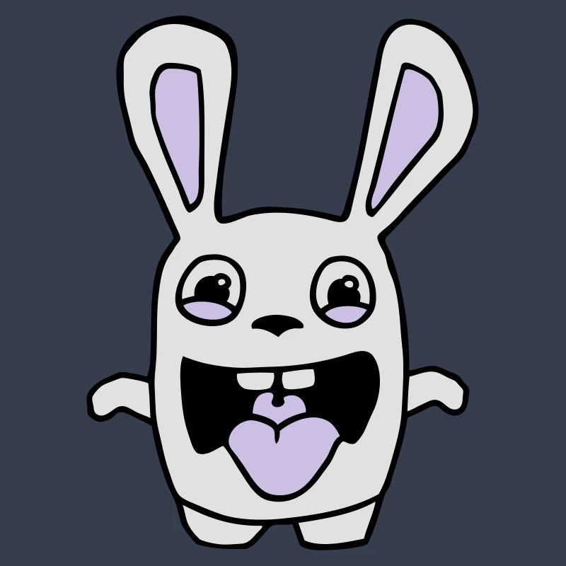 dessin lapin mignon débile style BD cartoon fun