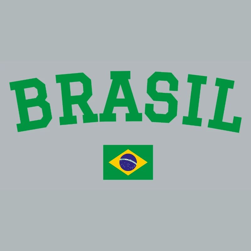 Drapeau du Brésil Conception Vert