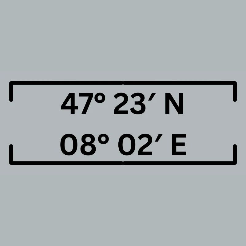 Coordinates Aarau Minimalist
