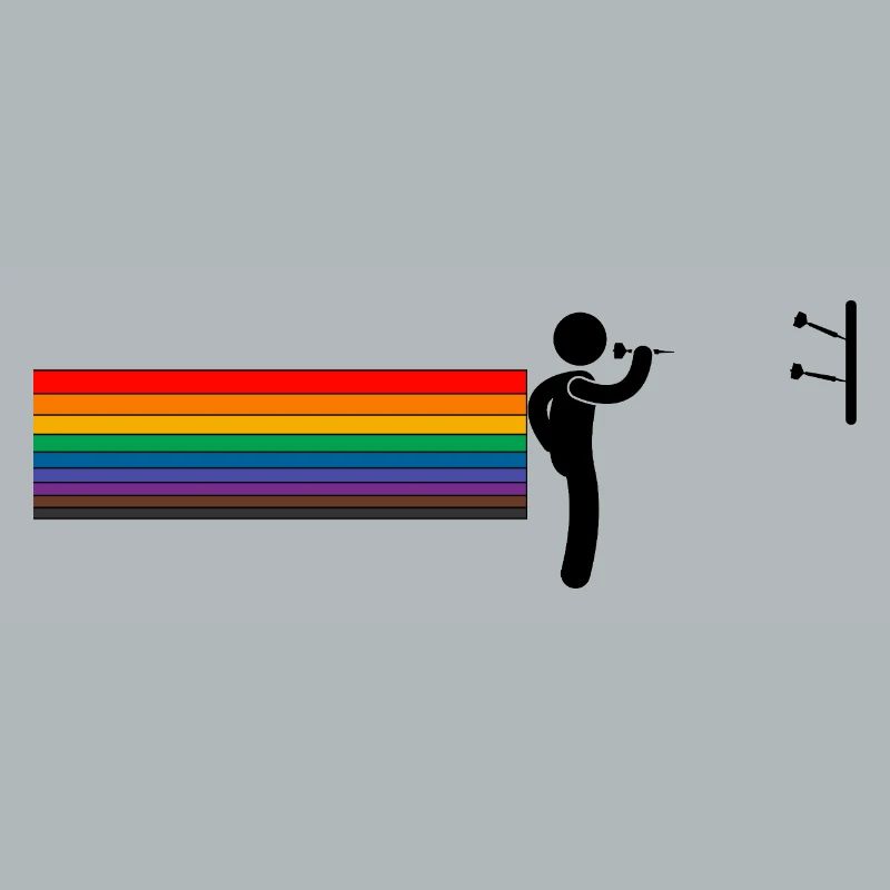 Rainbow Darter – Throw with Pride