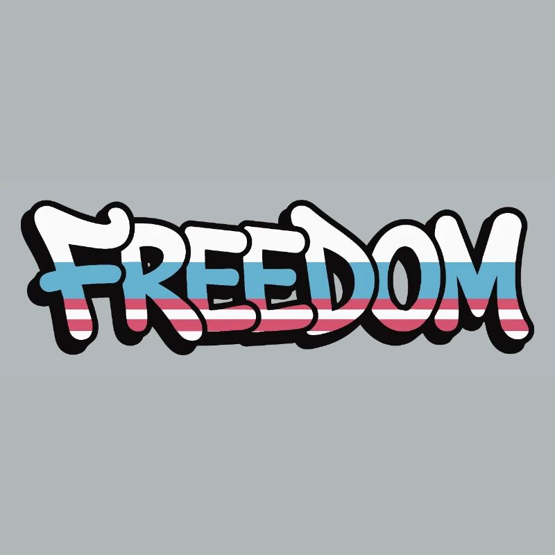 Freedom Typografie Statement Design