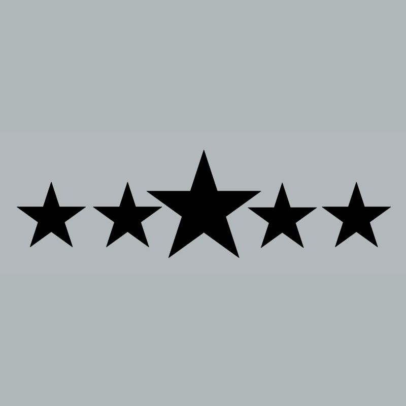 Five solid stars