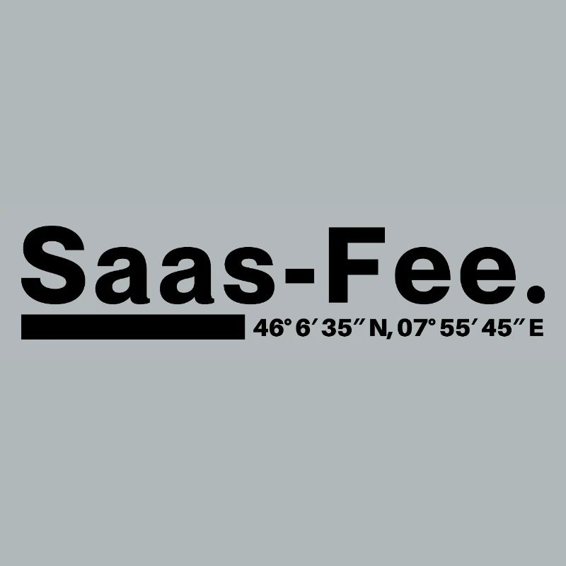 Saas-Fee coordinates Valais Switzerland
