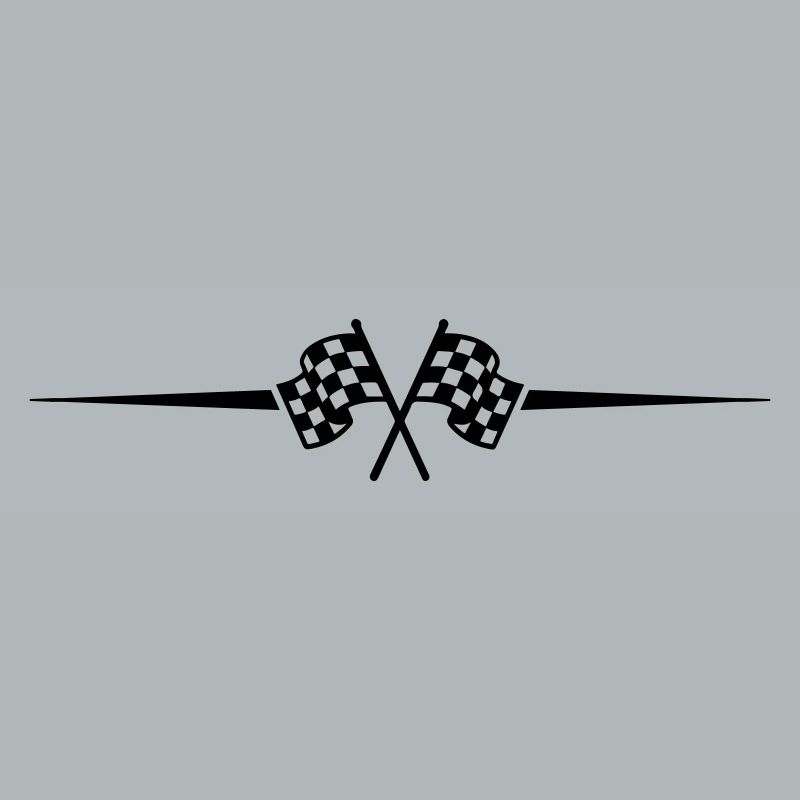 Icône de course de drapeau de course