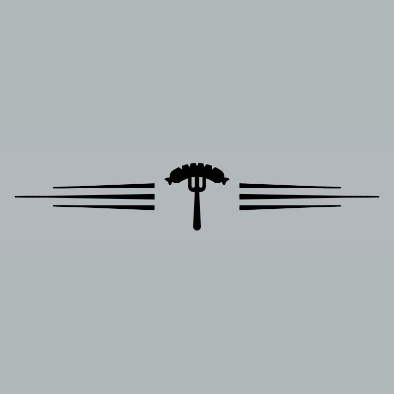 Sausage, fork, currywurst