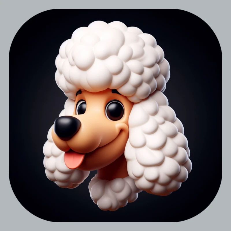 Chien caniche comique