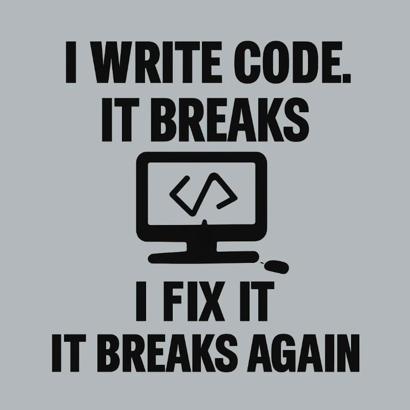 I Write Code – Funny Programmer T-Shirt