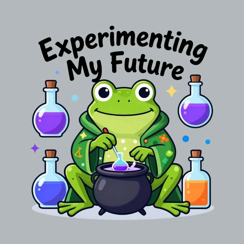 Experimenting My Future Frog Shirt Cute Science Te