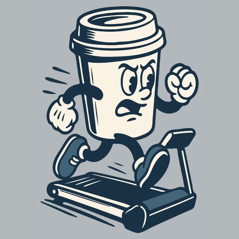 Caffeinated Sprint Coffee Cup
