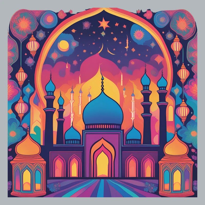 Ramadan Geschenk Eid Mubarak Islam Allah Muslim