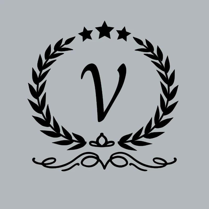 Buchstabe V Krone
