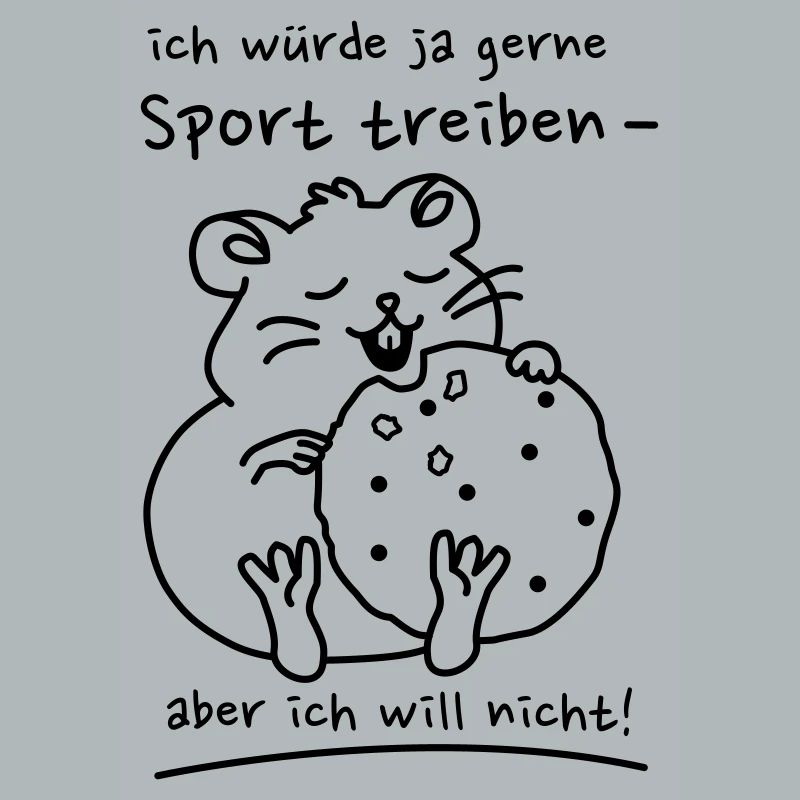 Hamster mit Keks