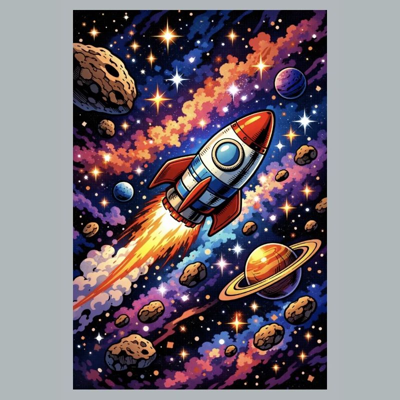 Rocket flight through cosmos