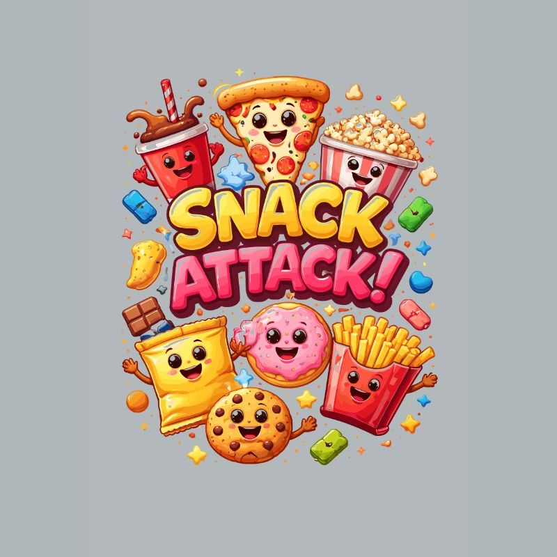 Snack Attack! Bunte Snack-Helden