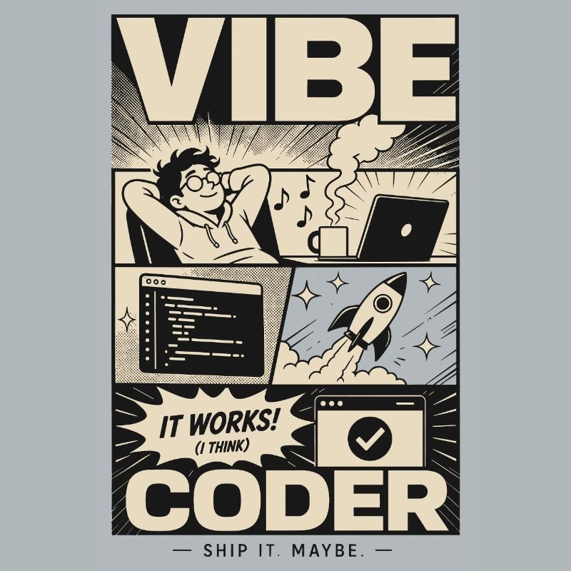 Vibe Coder Programmeur Humour