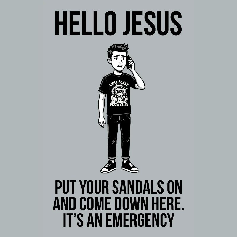 Hallo Jesus – Dank Meme Sarkastisch