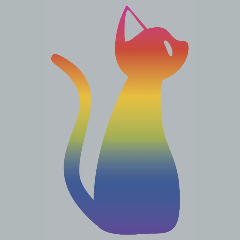 Regenbogen Katze