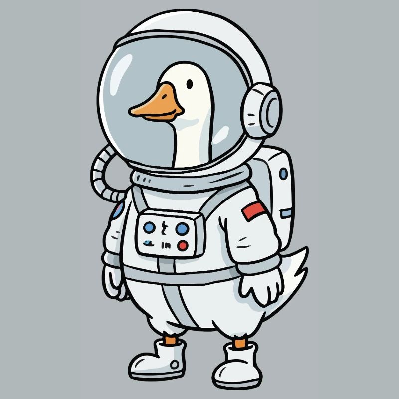 Astronaute de l’Oie de l’Espace