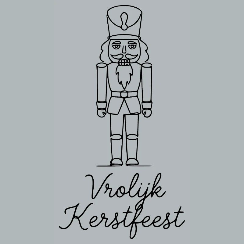 Vrolijk Kerstfeest Nutcracker Christmas