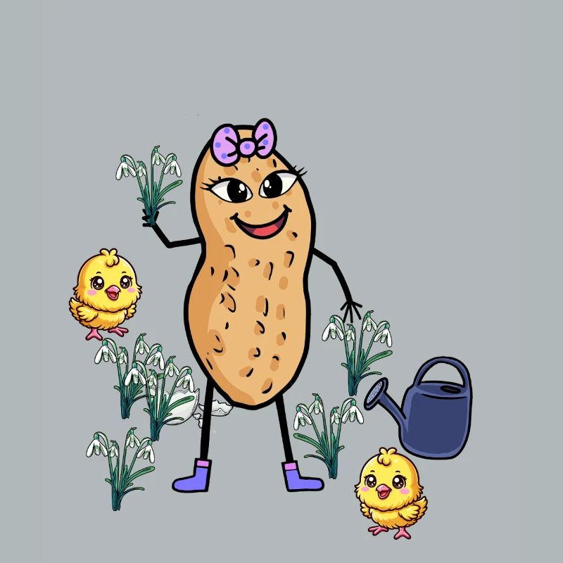 Peanut Spring Easter Chick Snowdrop