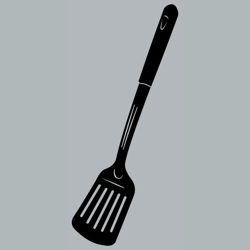 Küchenutensilien Fritteuse oder Backlöffel