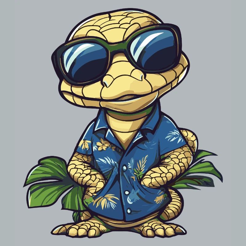 Snake Cobra Comic Cool Summer