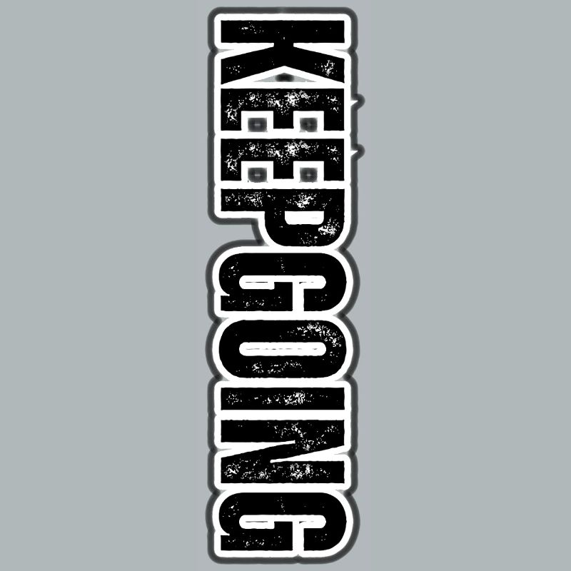 KEEP GOING – Motivational Vertical Pattern
