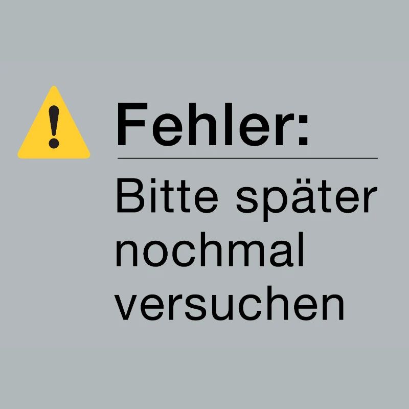 Fehler: Bitte noch einmal versuchen, Informatik