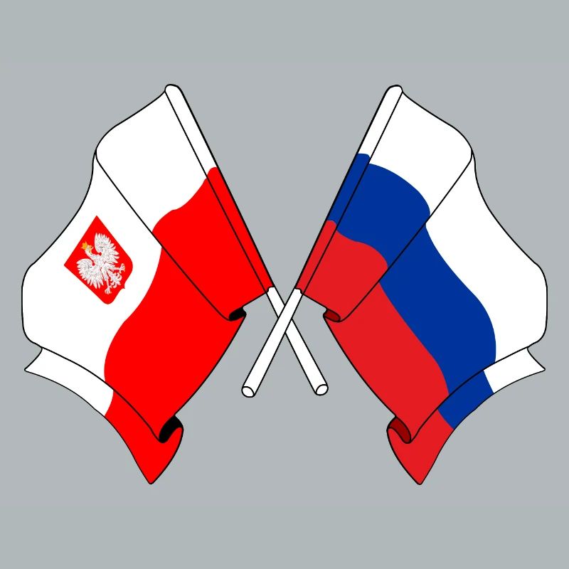 Drapeau Pologne, Russie