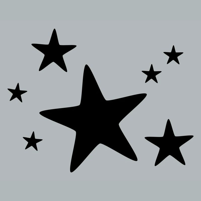 Sternengruppe einfarbig