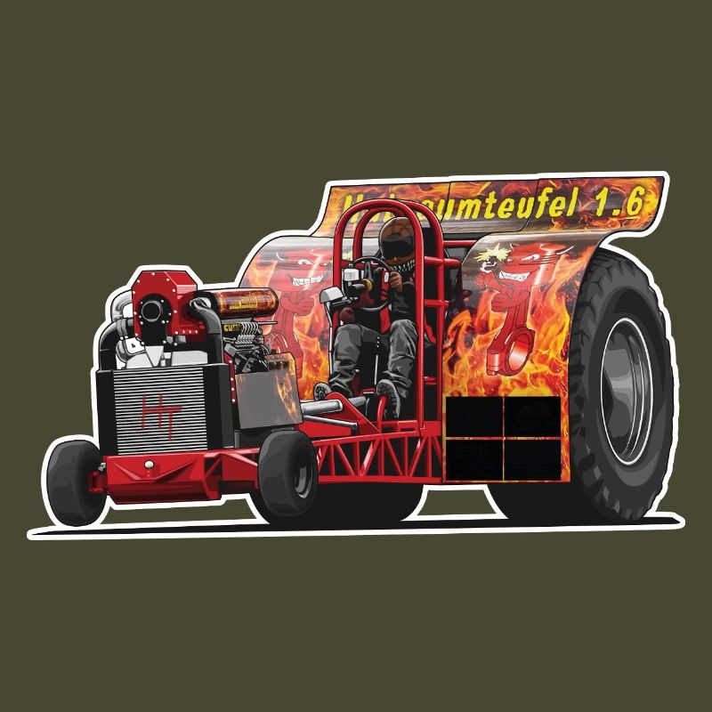Tractor Pulling // Illustration