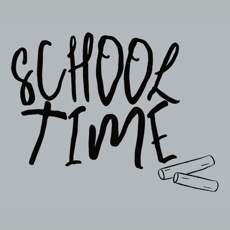 School Time – Minimal Schulstart Design