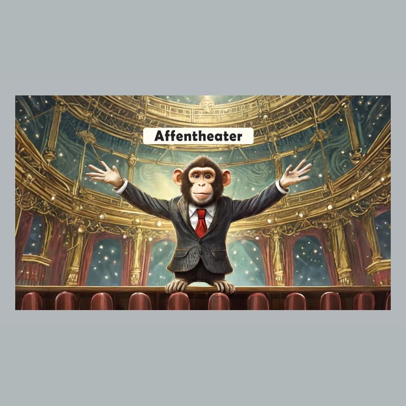 Pun ambiguous expression – Affentheater (farce)