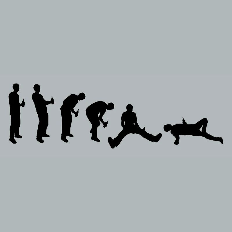 Drunk evolution