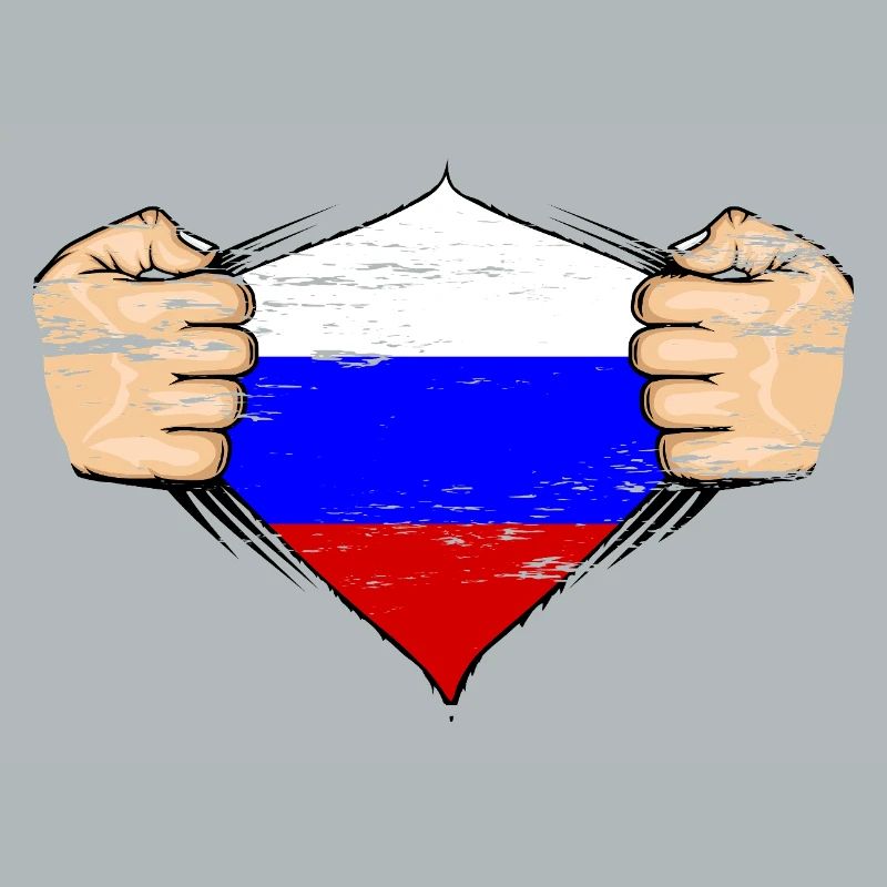 Conception du drapeau de la Russie utilisée