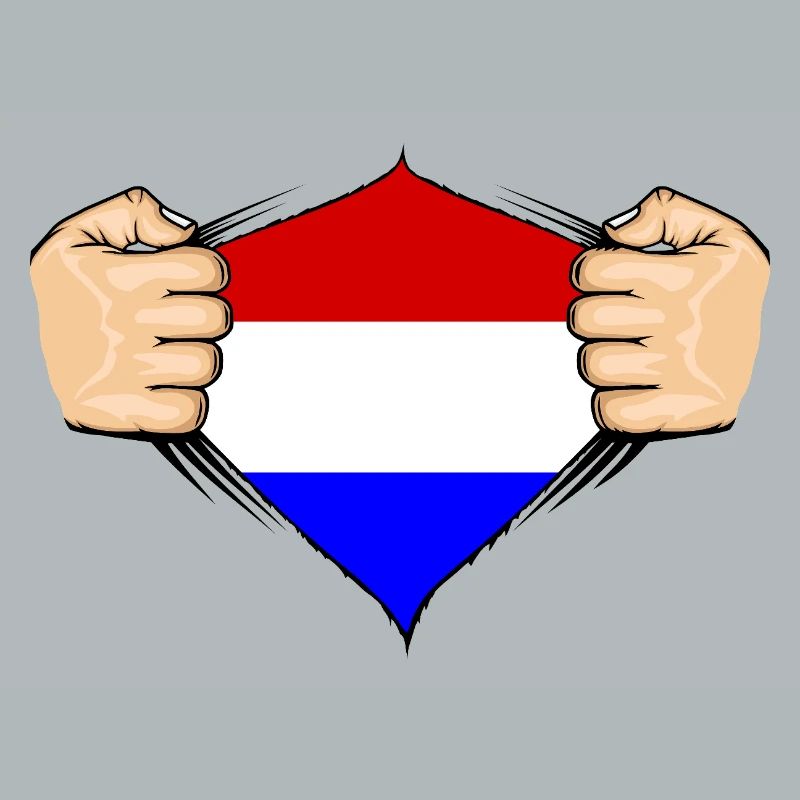 Conception du drapeau de la Hollande