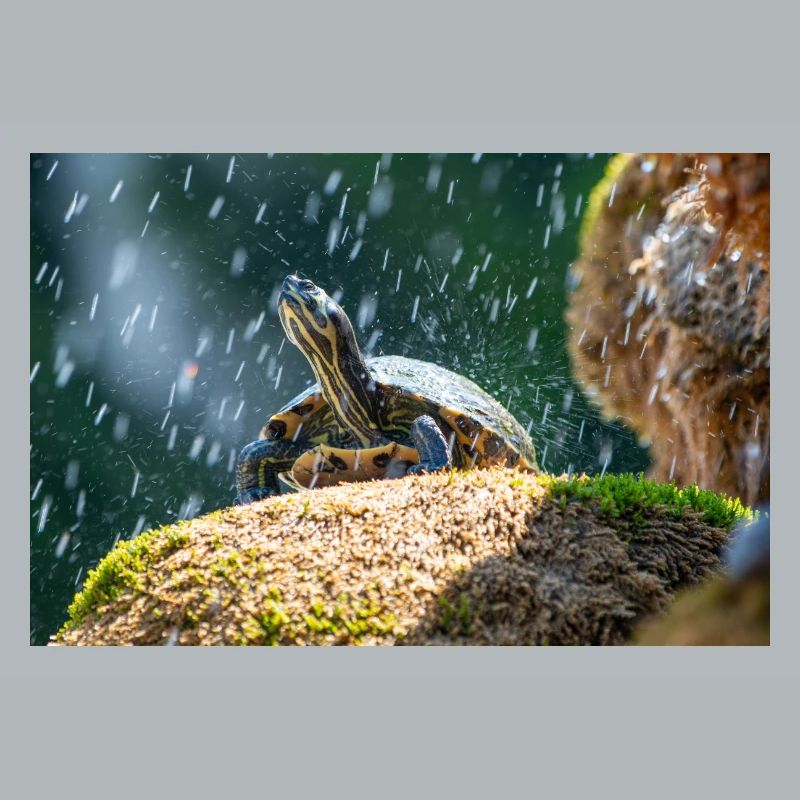 Yellow-bellied slider Trachemys scripta scripta