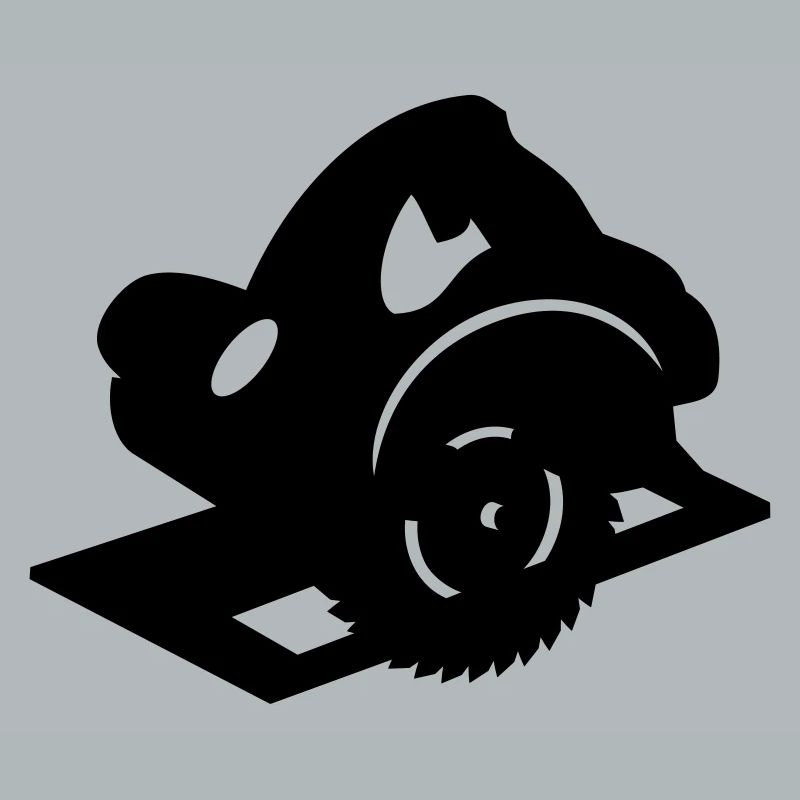 Saw Shadow - 1 color vector