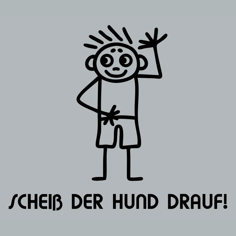 Strichmännchen scheiß drauf