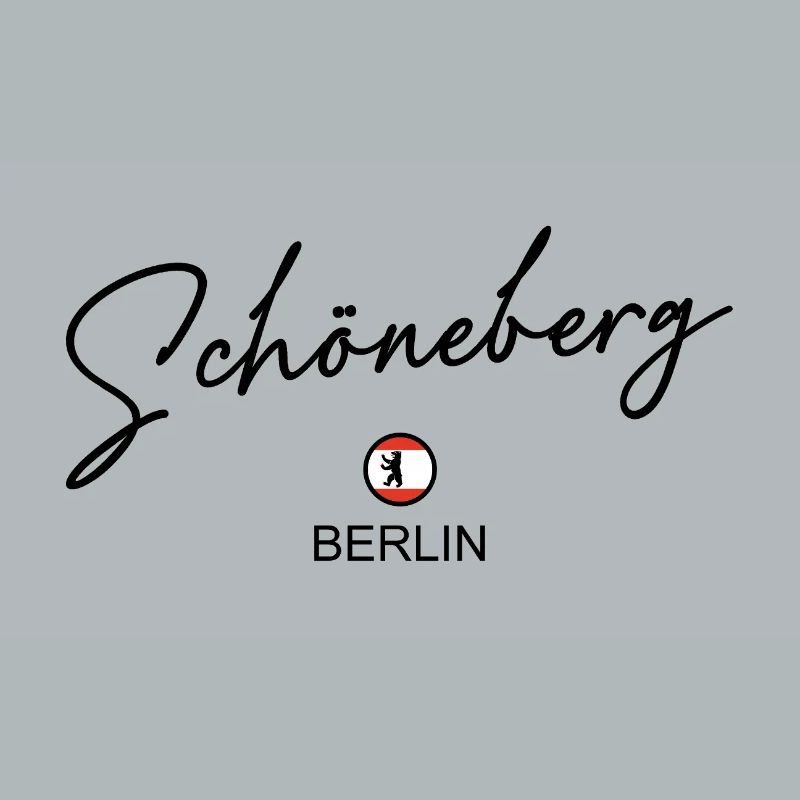 Schöneberg - Drapeau de Berlin - Ours de Berlin