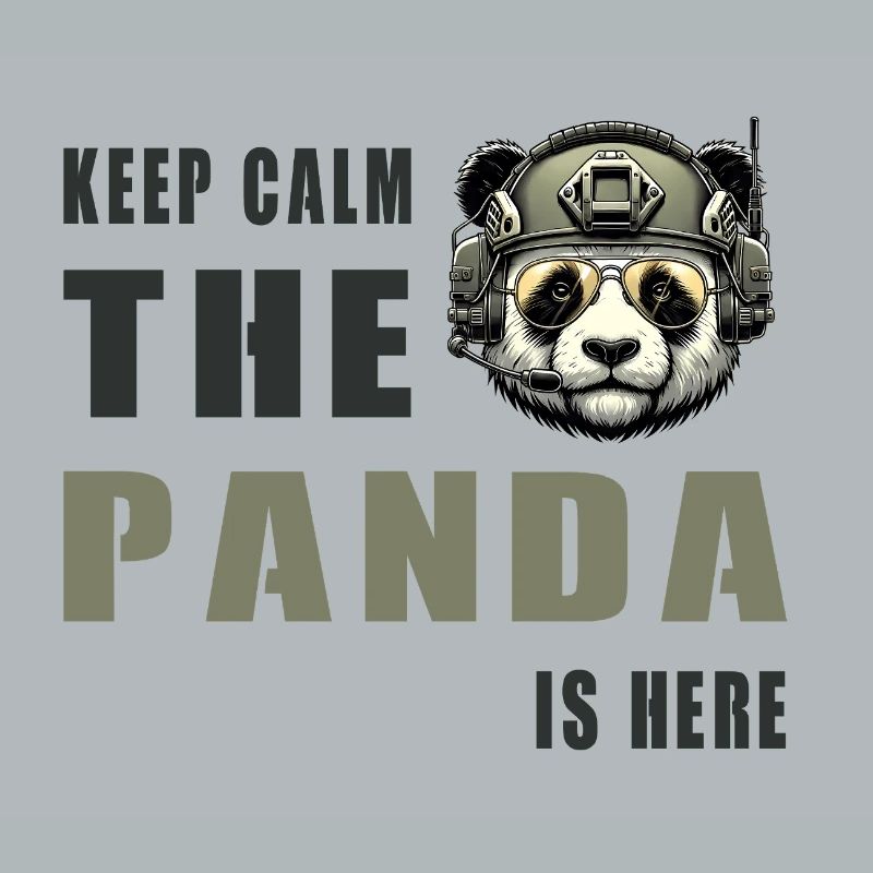 Panda tactique – Restez calme