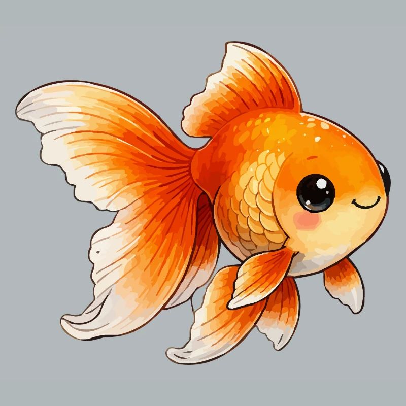 Goldfisch Illustration